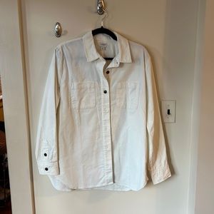 Jcrew | corduroy shirt jacket size M